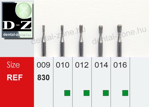 830 Gyémánteszköz körte alakú, üreg előkészítéshez