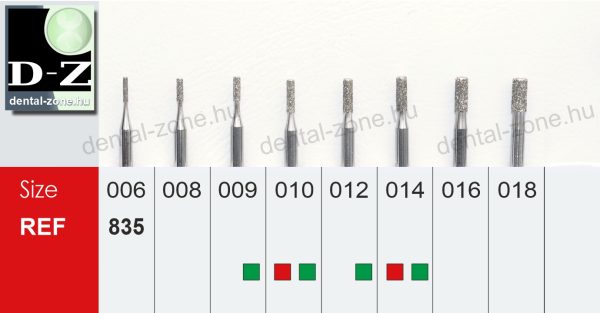 835 Gyémánteszköz henger alakú, üreg előkészítéshez