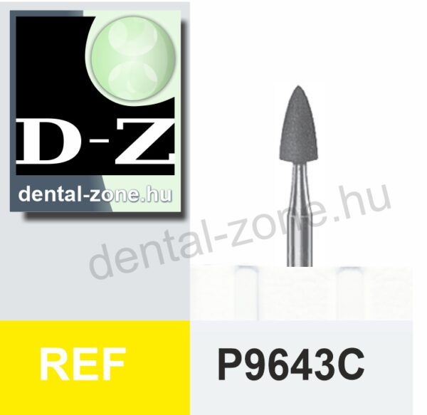 P9643C Amalgám polírozó láng alakú
