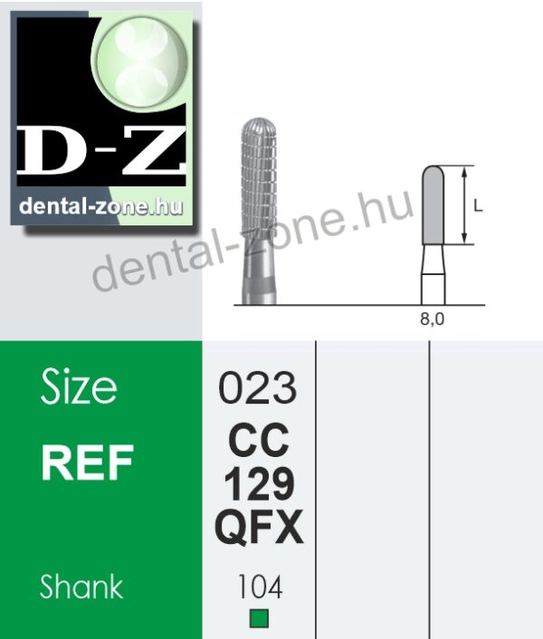 CC129QFX akril fréz kerek henger alakú, akril technikai eszköz