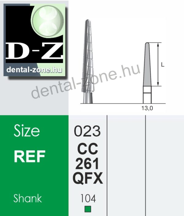 CC261QFX akril fréz kerek kúpos alakú, akril technikai eszköz